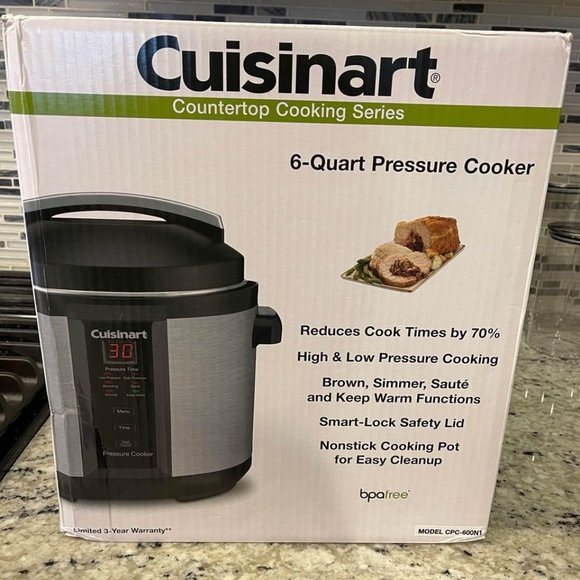 Cuisinart Kitchen New Cuisinart Pressure Cooker 6 Quart Cpc60n